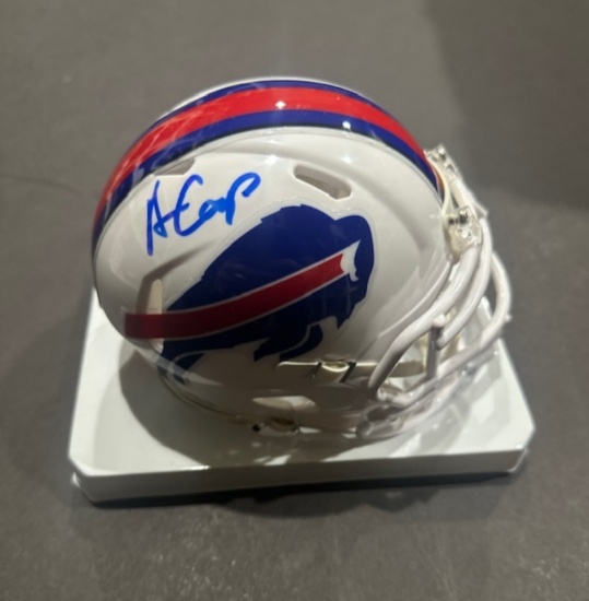 Amari Cooper Buffalo Bills Autographed Riddell Mini-Helmet coa