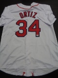 David Ortiz Boston Red Sox Autographed Custom Baseball Jersey coa