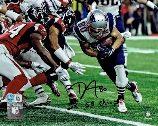 Danny Amendola New England Patriots Autographed SBLI 8x10 photo Hologram