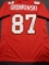 Rob Gronkowski Tampa Bay Buccaneers Autographed Custom Football Jersey coa