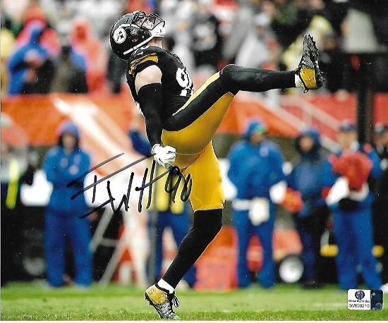 T.J. Watt Pittsburgh Steelers Autographed 8x10 Photo coa *1