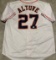 Jose Altuve Houston Astros Autographed Custom Baseball Jersey coa