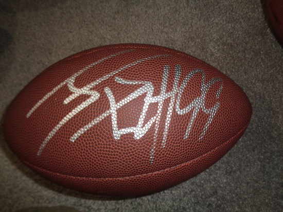 J.J. Watt Houston Texans Autographed Wilson Football coa