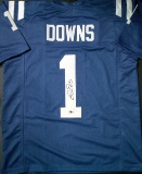 Josh Downs Indianapolis Colts Autographed Custom Football Jersey Hologram