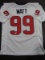 J.J. Watt Houston Texans Autographed Custom Football Jersey coa