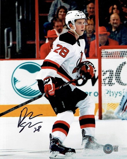 Damon Severson New Jersey Devils Autographed 8x10 Photo Hologram *2