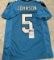 Diontae Johnson Carolina Panthers Autographed Custom Football Jersey coa