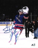 Henrik Lundqvist New York Rangers Autographed 8x10 Photo coa *2