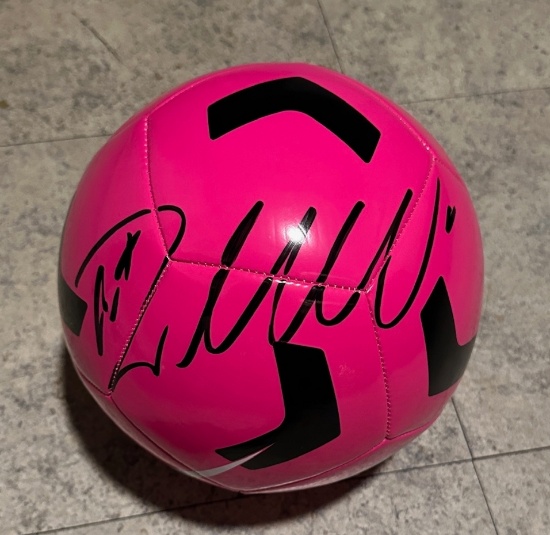 Cristiano Ronaldo Al-Nassr Autographed Nike Soccer Ball coa