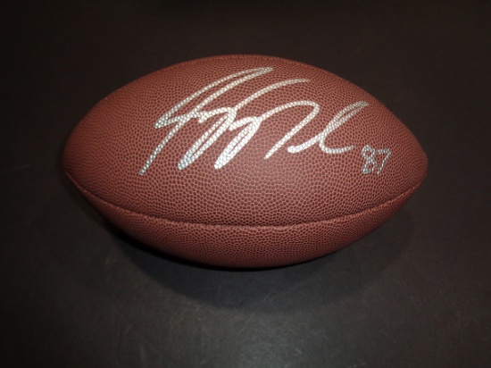 Jordy Nelson Green Bay Packers Autographed Wilson Football coa