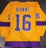 Marcel Dionne Los Angeles Kings Autographed Custom Hockey Jersey coa