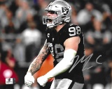 Maxx Crosby Las Vegas Raiders Autographed 8x10 Photo coa  *2