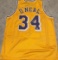Shaquille O'Neal Los Angeles Lakers Autographed Custom Basketball Jersey coa