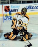 Andrew Raycroft Boston Bruins Autographed 8x10 Photo coa *4