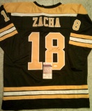 Pavel Zacha Boston Bruins Autographed  Custom Hockey Jersey coa