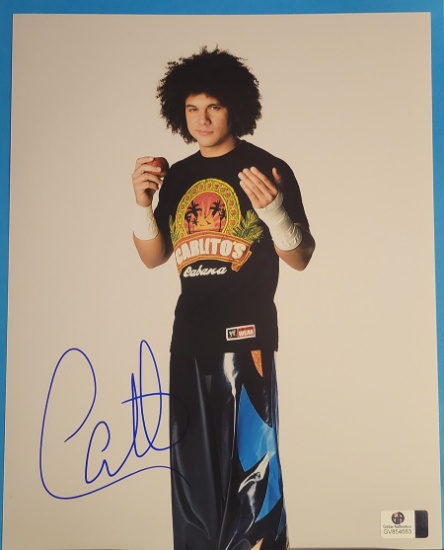 Carlito WWE Autographed 8x10 Photo coa
