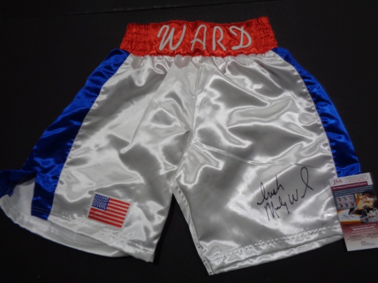 Micky Ward Autographed Boxing Trunks coa