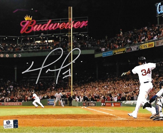 David Ortiz Boston Red Sox Autographed 8x10 Photo coa