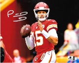 Patrick Mahomes Kansas City Chiefs Autographed 8x10 Photo coa