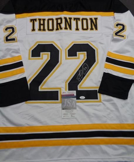 Shawn Thornton Boston Bruins Autographed Custom Hockey Jersey coa