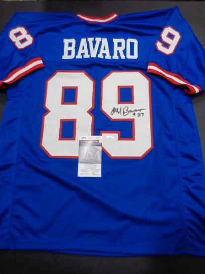 Mark Bavaro New York Giants Autographed Custom Football Jersey coa