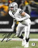 Maxx Crosby Las Vegas Raiders Autographed 8x10 Photo coa