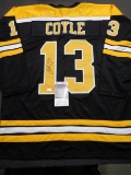 Charlie Coyle Boston Bruins Autographed Custom Hockey Jersey coa