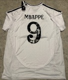 Kylian Mbappe Real Madrid Autographed 2024-25 Adidas Home Jersey coa