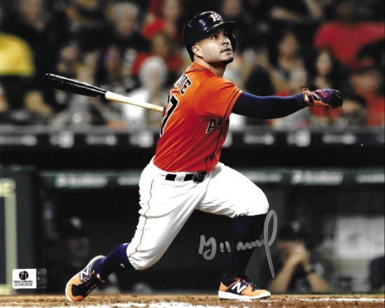 Jose Altuve Houston Astros Autographed 8x10 Photo coa