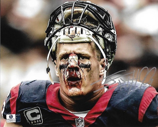 J.J. Watt Houston Texans Autographed 8x10 Photo coa