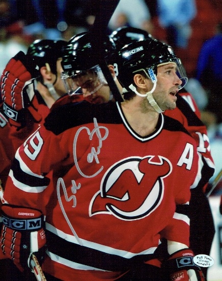 Bobby Carpenter New Jersey Devils Autographed 8x10 Photo coa