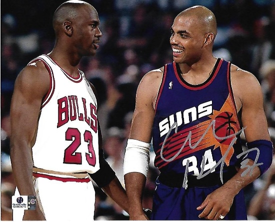 Charles Barkley Phoenix Suns Autographed 8x10 Photo coa