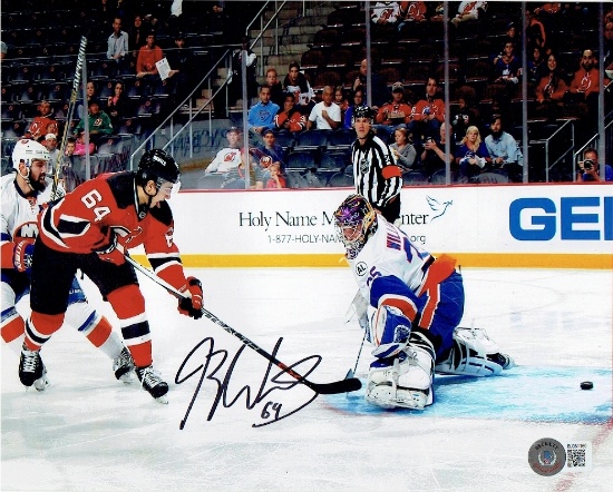 Joseph Blandisi New Jersey Devils Autographed 8x10 Photo Hologram