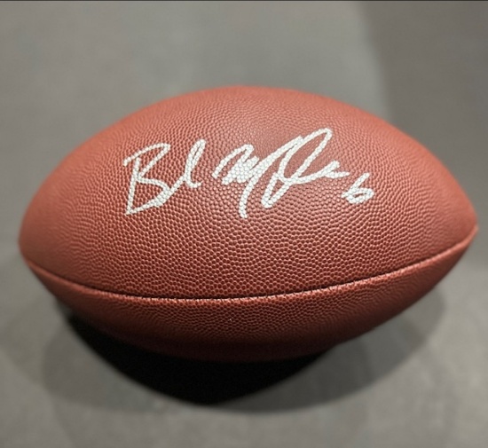 Baker Mayfield Tampa Bay Buccaneers Autographed Wilson Football coa