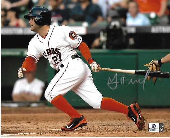 Jose Altuve Houston Astros Autographed 8x10 Photo coa