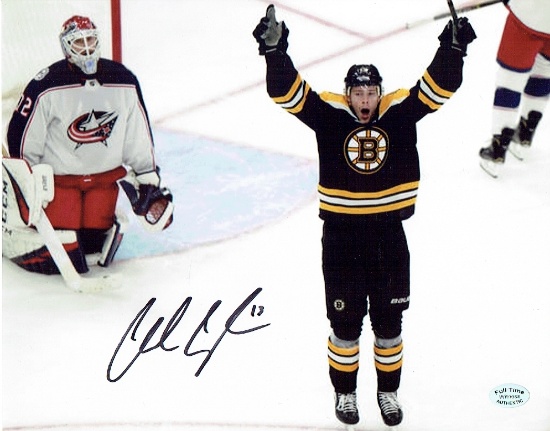 Charlie Coyle Boston Bruins Autographed 8x10 Photo coa