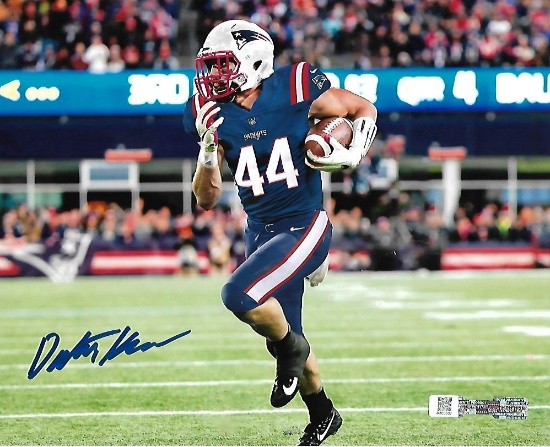 Dalton Keene & Damiere Byrd New England Patriots (2) Autographed 8x10 Photo coa