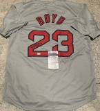 Dennis 'Oil Can' Boyd Boston Red Sox Autographed Custom Baseball Jersey coa