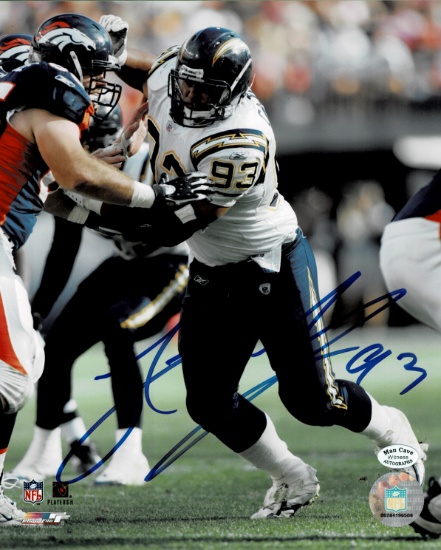 Luis Castillo San Diego Chargers Autographed 8x10 Photo coa