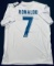 Cristiano Ronaldo Real Madrid Autographed 2014-15 Adidas Home Soccer Jersey coa