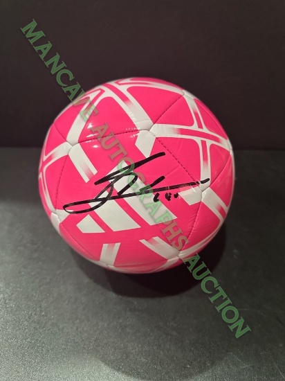 Lionel Messi Inter Miami CF Autographed Adidas Soccer Ball coa