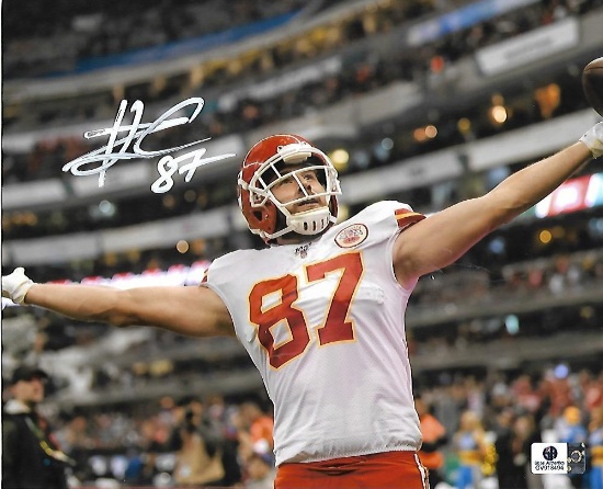 Travis Kelce Kansas City Chiefs Autographed 8x10 Photo coa