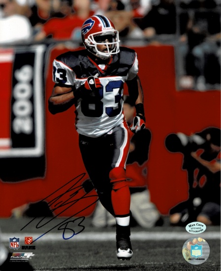 Lee Evans Buffalo Bills Autographed 8x10 Photo coa