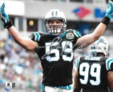 Luke Kuechly Carolina Panthers Autographed 8x10 Photo coa