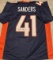 Drew Sanders Denver Broncos Autographed Custom Football Jersey Hologram