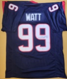 J.J. Watt Houston Texans Autographed Custom Football Jersey coa