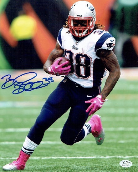Brandon Bolden New England Patriots Autographed 8x10 Photo coa