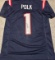 Ja'Lynn Polk New England Patriots Autographed Custom Football Jersey Hologram