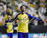 Cristiano Ronaldo Al Nassr FC Autographed 8x10 Photo coa