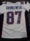 Rob Gronkowski New England Patriots Autographed Custom Football Jersey coa